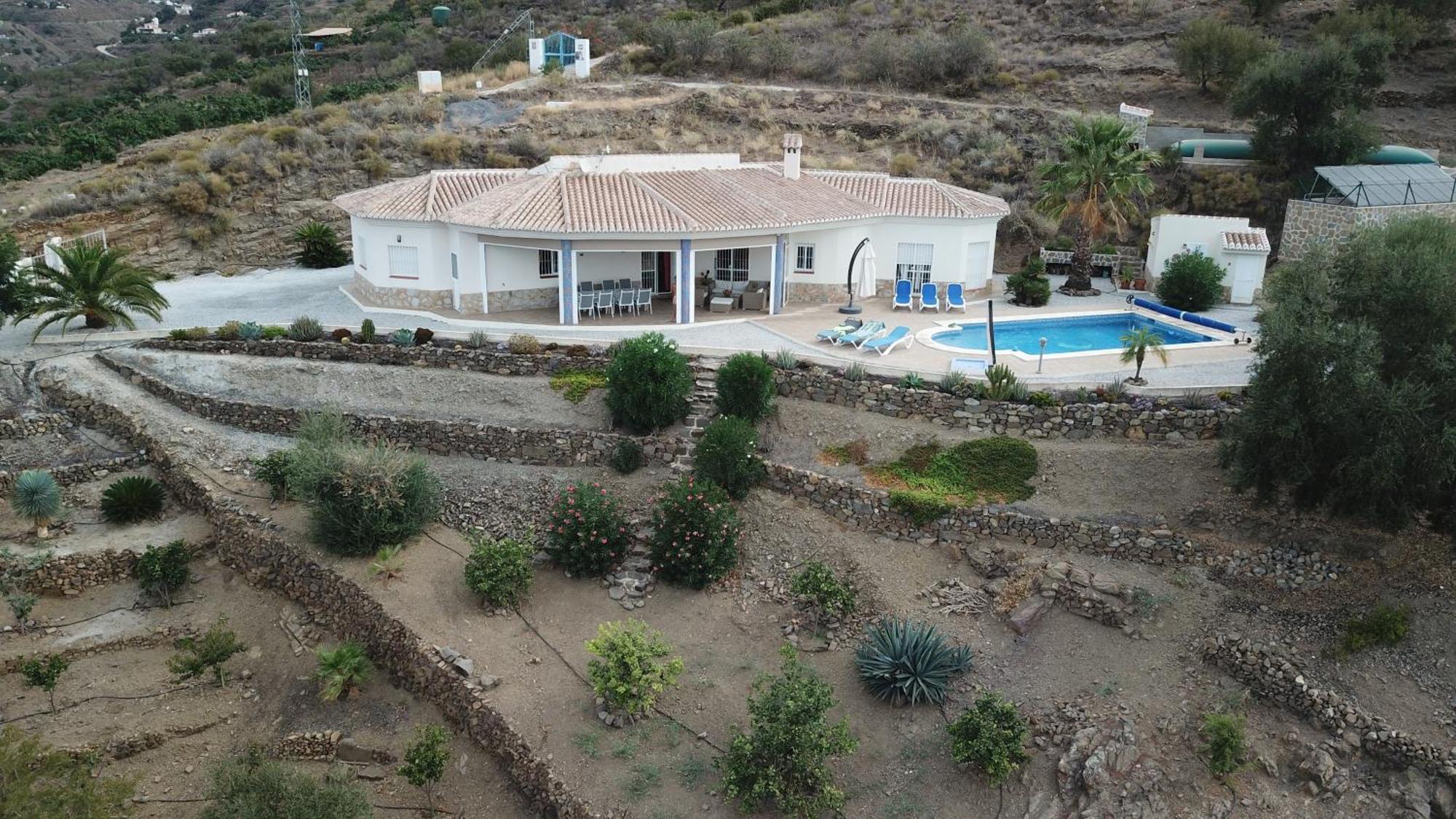 Villa Camakini With Heated Pool And Sea View Arenas  ภายนอก รูปภาพ